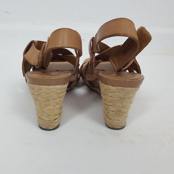 Franco Sarto Wedges Espadrille Tan Size 8M - Picture 4 of 8